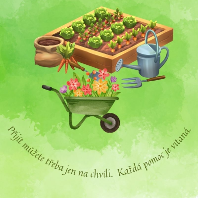 Brigáda na školní zahradě